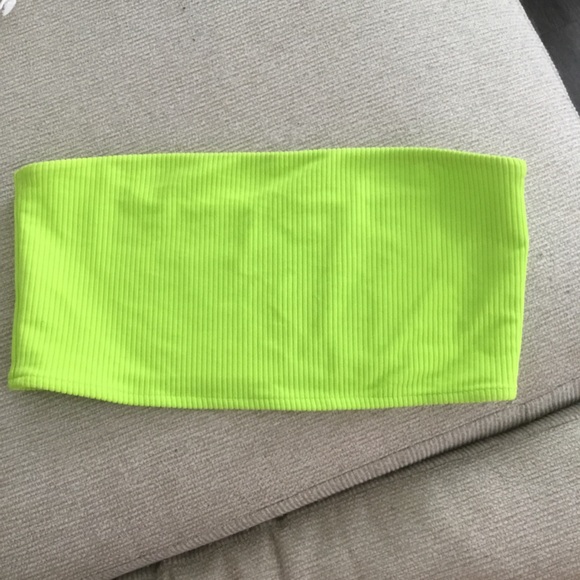 Frankie’s Bikinis Jenna bandeau ribbed top - Picture 2 of 4